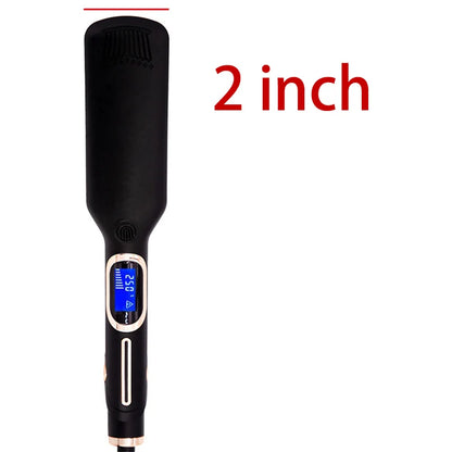 Professional Hair Straightener Curler 480℉ / 250℃ Keratin Treatment Flat Iron Ceramic Plate 3 sizes Available Dual Voltage