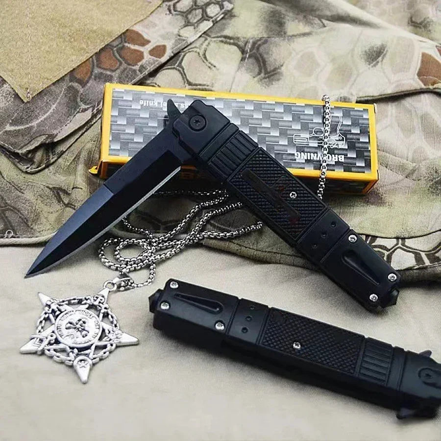 Folding Outdoor Knife | Model F6, 9 cm Blade | Camping and Outdoor Use