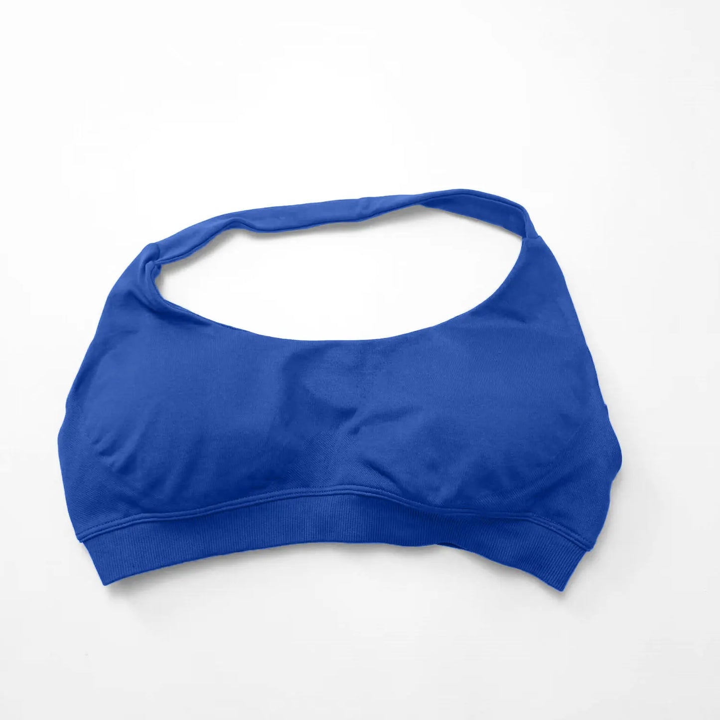 NCLAGEN Sports Bra Women Sportswear Seamless Halter Top High Support Push-up Open Back Gym Wear Fitness Yoga Workout Underwear