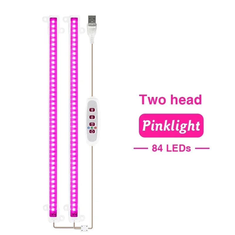 LED Grow Light 5V USB Plug Full Spectrum Led Bar Lamp for Plants High Luminous Efficiency 30cm for Grow Tent Greenhouses Flowers