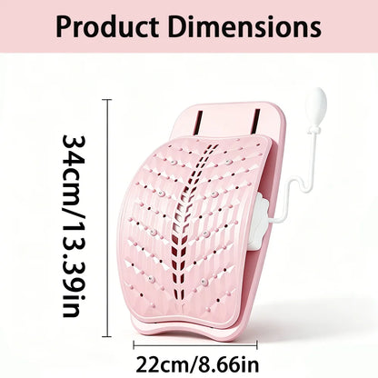 Adjustable Back Massager Airbag Waist Neck Support Massage Lumbar Cervical Muscle Relax Stretcher Posture Massager