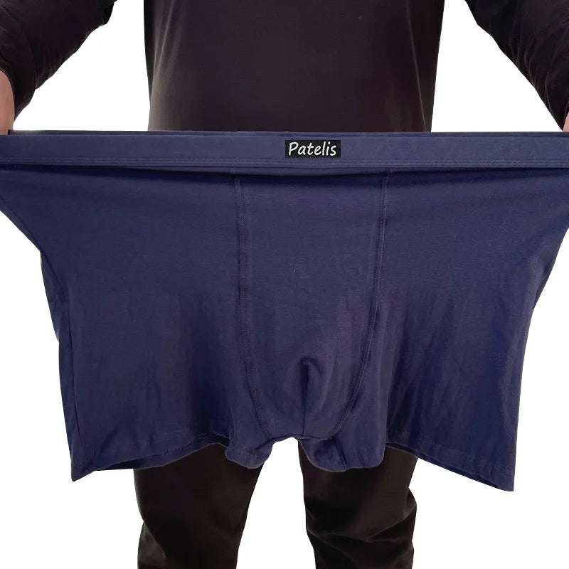 Men's Boxers Plus Size for 90-200kg Large Size Shorts Comfortable Underwear Full Cotton Fabric High Quality 3XL-10XL