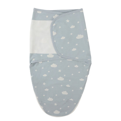 INSULAR Baby Cotton Swaddling Cloth With Caps Envelope Type Newborn Cartoon Envelope Anti-Startle Adjustable Bedding Item