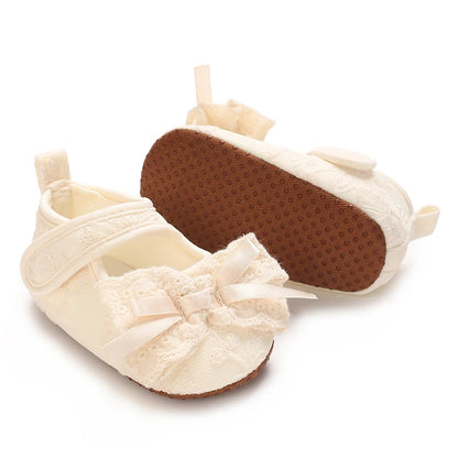 0-18 Months Newborn Baby Girl Walking Shoes Princess Shoes Little Baby Soft Bottom Anti Drop Girls Toddler Shoes