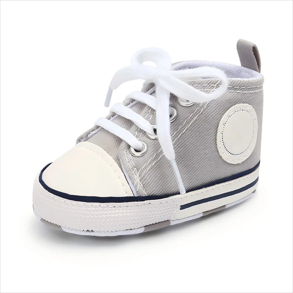 0-18M Baby Canvas Shoes Men and Women Multicolour Classic Baby Casual Shoes Anti-slip Soft Sole First Pair Toddler Infant Shoes