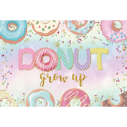 Candy Bar Baby Shower Birthday Backdrop Ice Cream Car Donuts Lollipop Party Photo Background Cake Table Decor Photography Props