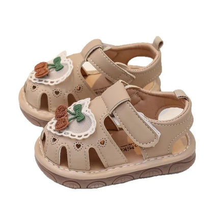 Squeaky Baby Shoes Summer Kids Shoes Baby Boy Shoes Squeakers Anti Slip 0-2 Years Squeaky Sneakers Girl Sandals Toddler Shoes