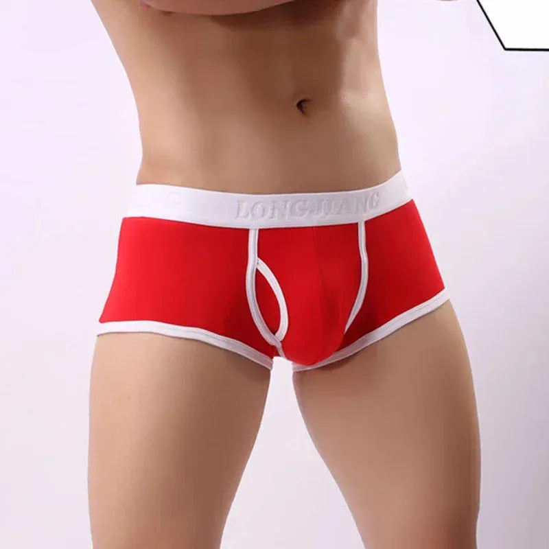 Mens Boxers Cotton Underwear Hot Male Underwear Breathable Underpants Men Sports Panties Shorts Comfortable Boxer