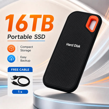 Original Hard Drive External Hard Disk 2TB Portable SSD USB-C Fast Storage Disk for Laptop Mac PC Phone Photo File Backup