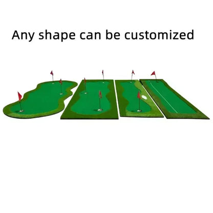 Golf Putting Greens Thickened Practice Mat Indoor Use Artificial Greens Putting Drills Large Golf Practice Mat Golf Simulators