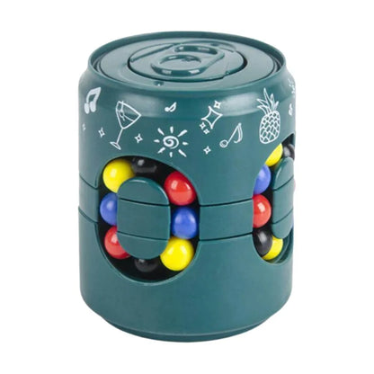 Funny Plastics Soda Can Fidget Toy Finger Gyro Rotating Ball Rotating Ball 3D Can 's Cube Toys