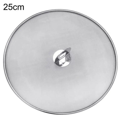 1Pc Kitchen Oil Proofing Lid Filter Foldable Handle Frying Pan Cover Splatter Screen Spill Proof Kitchen Cooking Tools