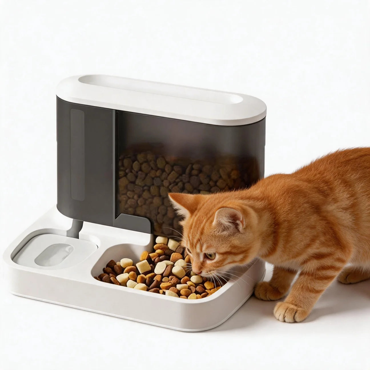 Automatic Pet Feeder Water Bowls Food Intelligent Electric Pet Food Dish Smart Timer Dog Bowl All-in-One Feeding Station