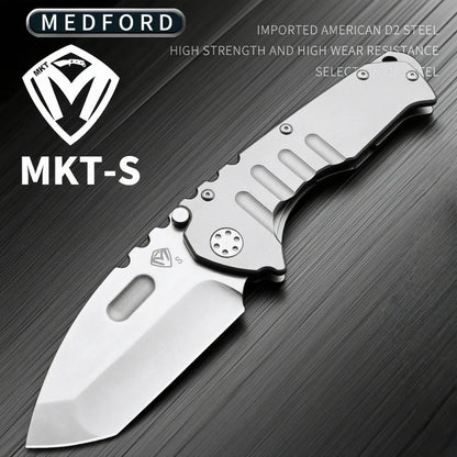 Medford - Heavy-duty Folding Knife, High-hardness D2 Blade, Portable Backpack Camping Travel Knife, Sharp Fruit Knife
