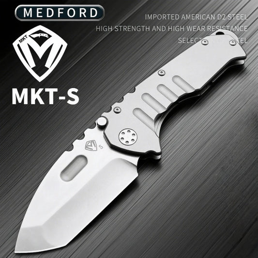 Medford - Heavy-duty Folding Knife, High-hardness D2 Blade, Portable Backpack Camping Travel Knife, Sharp Fruit Knife