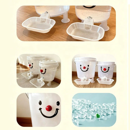 Pet Drinking Fountain Set Cartoon Automatic Water Dispenser 3/5L Large Capacity Water Dispenser Puppy Fountain Dispenser