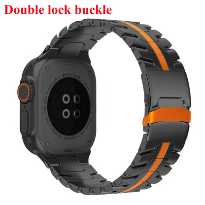 Stainless Steel Strap For Apple Watch Series 12 11 10 9 8 SE 3 46mm 45mm 42mm 44mm Metal Bracelet Band iWatch Ultra 4/3/2/1 49mm
