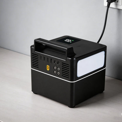 Portable Power Station 300W LiFePO4 Lithium Cell Camping Solar Generator Power Supply