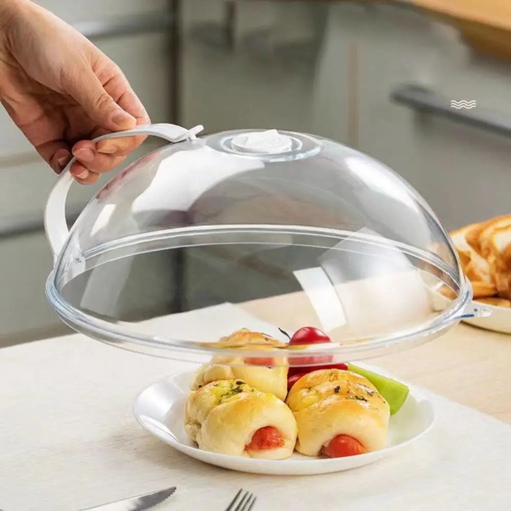 High Temperature Resistant Microwave Splash Cover Transparent Cover BPA Free Food Heating Cover Easy Clean