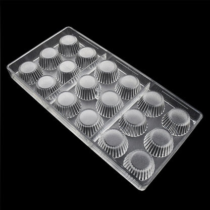 Chocolate Candy Mold Cupcake Shape Baking Polycarbonate Chocolate Molds Confectionery Bonbons Mould Baking Pastry Bakery Tools