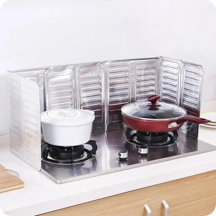 1 Pcs Kitchen Supplies Stove Oil-Proof Splash Guard Board Article Removable Cooking Frying Oil Gas Kitchenware Accessories Tools