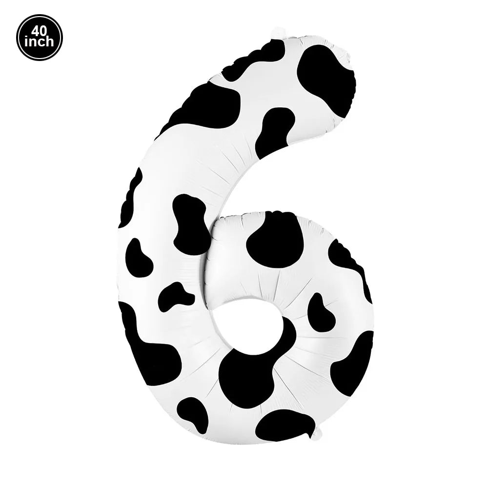 Cow Happy Birthday Cake Decoration Cow Cake Topper for Farm Cow Birthday Party Decoration Supplies