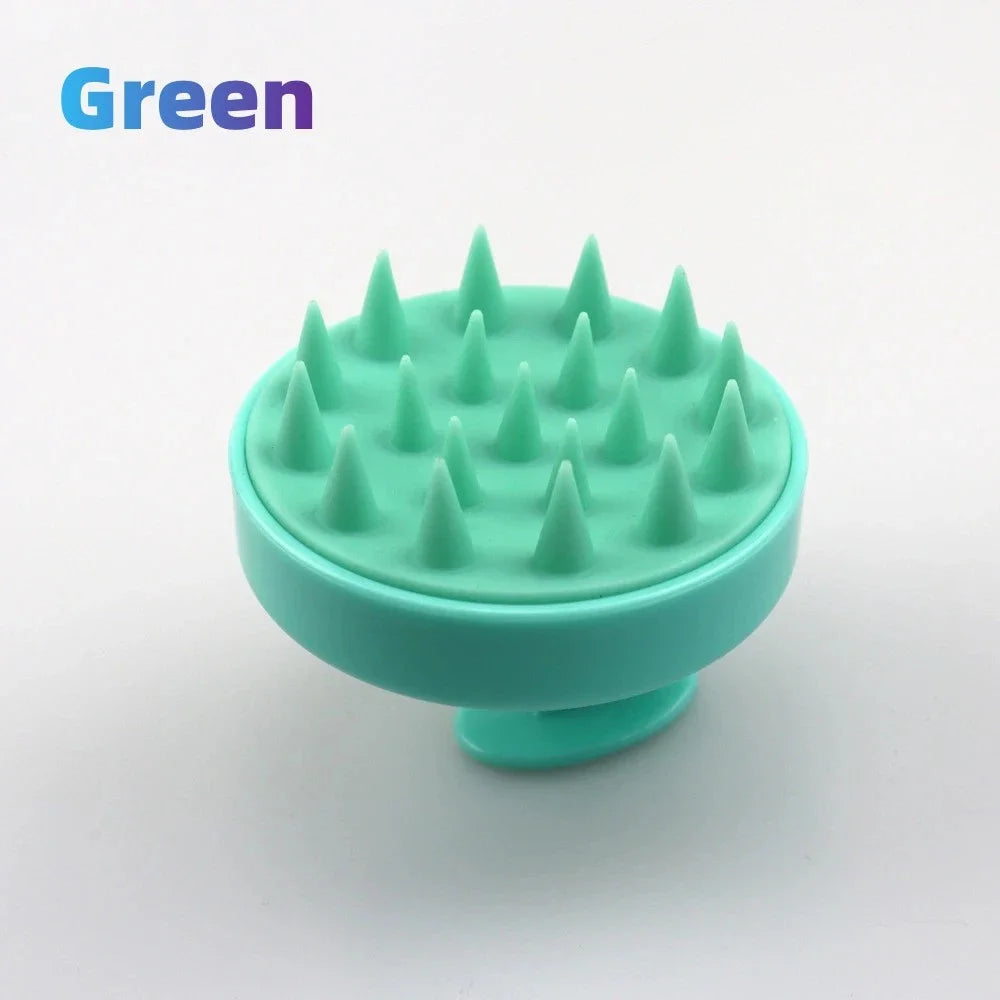 Silicone Shampoo Scalp Hair Massager Head Body Scalp Massage Brush Shampoo Massage Comb Massage Scalp Acupuncture Point