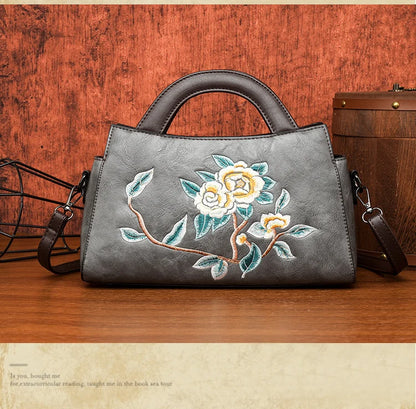Luxury Designer Handbag Women Embroidered Shoulder Bag High-quality PU Diagonal Cross Bag Holiday Gift Office Handbag Handtasche