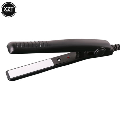 Portable 2 in 1 Curling Iron Ceramic Curling Iron and Straightener Mini Iron Straightener Plate Clip Hair Styling Tools