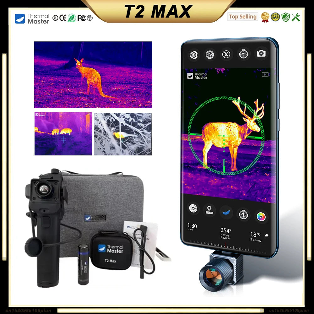 INFIRAY Thermal Master T2 PRO X2 T2 MAX X3 Thermal Camera Hunting Night Vision Thermal Imaging Camera for Phone Thermal Imager