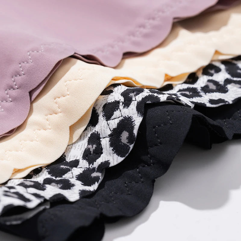 BZEL New High-Waist Women's Panties Seamless Boyshorts Leopard Sexy Lingerie Comfortable  Breathable Female Lcae Boxers Hot Sale