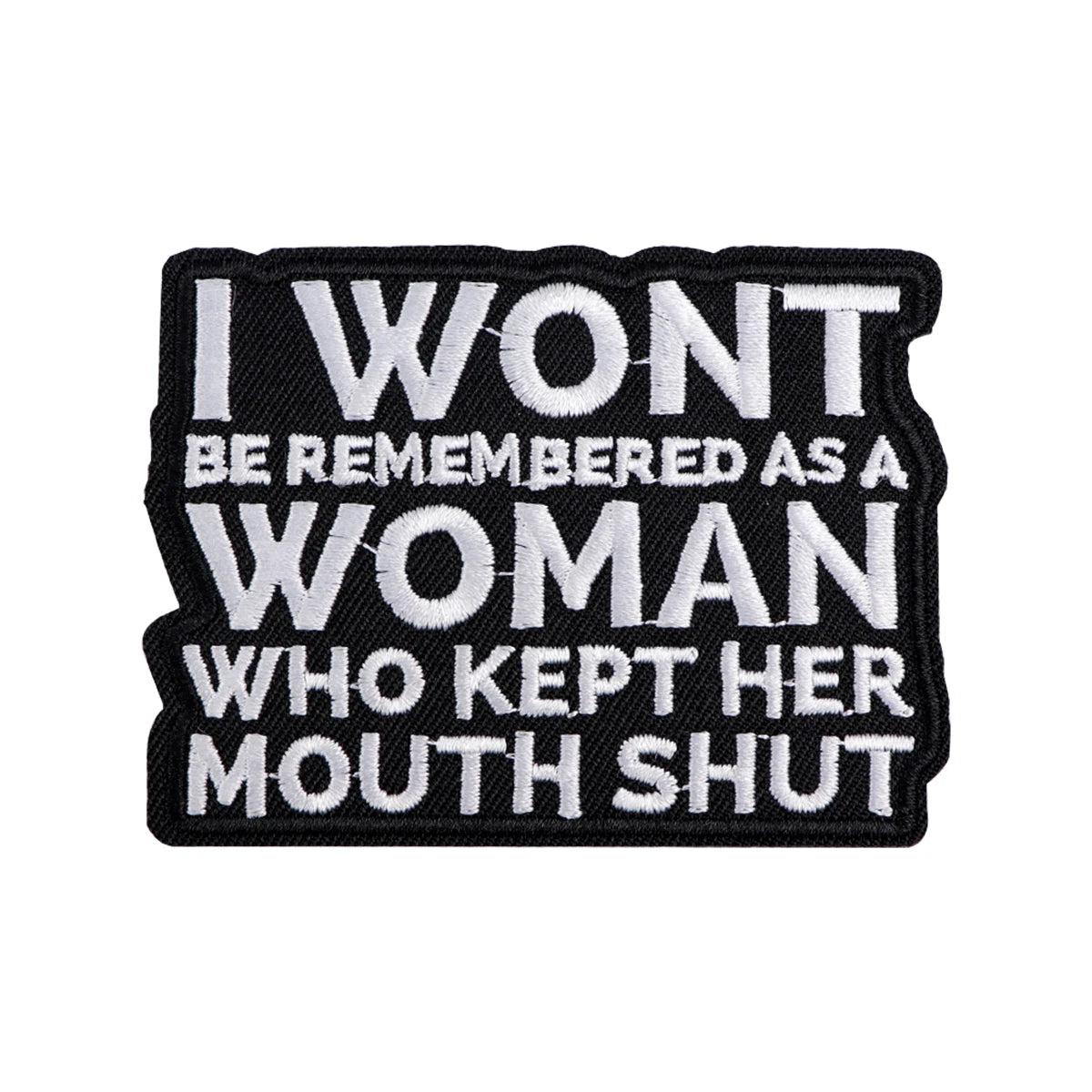 Motivational Quotes Patch Embroidered Patches On Clothes Iron On Patches For Clothing DIY Patch Jackets Sew Stickers