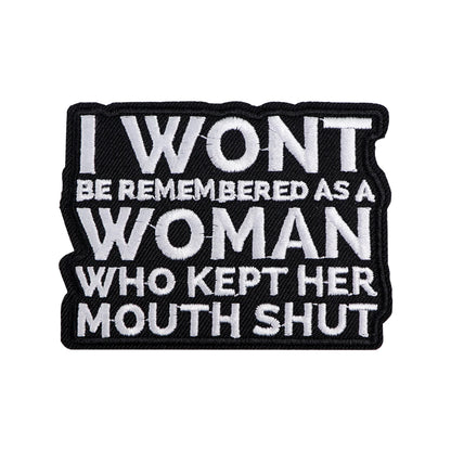 Motivational Quotes Patch Embroidered Patches On Clothes Iron On Patches For Clothing DIY Patch Jackets Sew Stickers