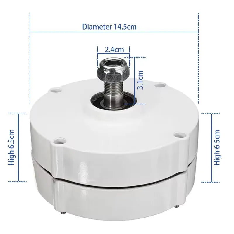 Motor Combination 8KW 6KW Electric Generator Windmills Dynamo Water Turbine Gearless Permanent Magnet Generator 12V 24V 48V