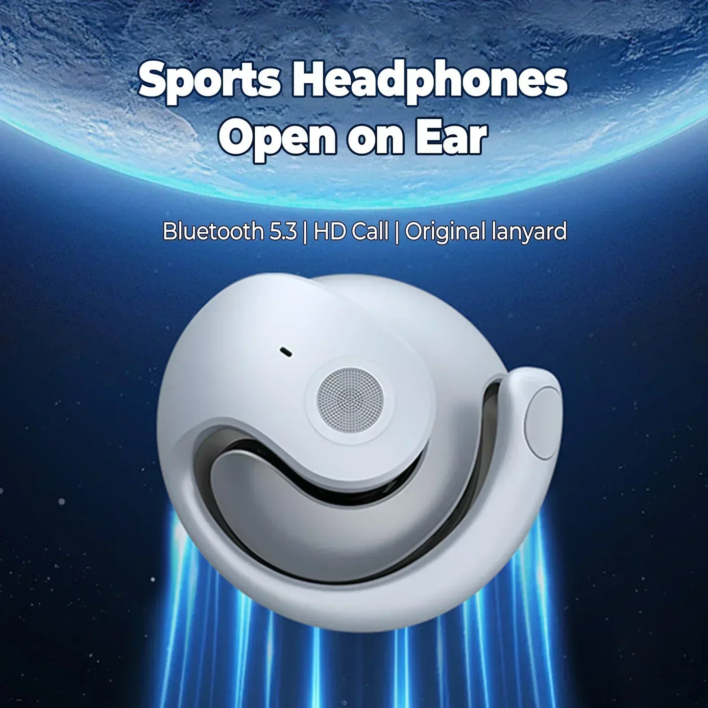 OWS EarHook Wireless Headphones Bone Conduction Headphones Noise Canceling Headset Touch Control Sports Earbuds