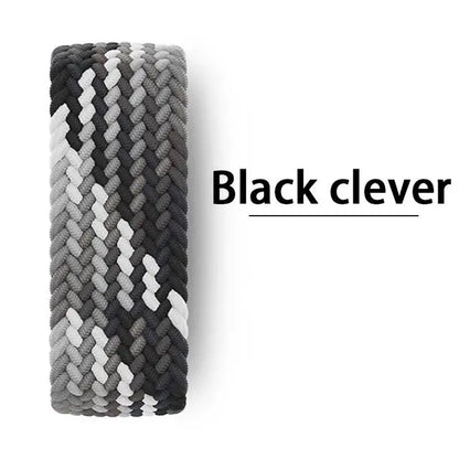 Band For Apple watch Series 10 11 46mm 42mm 9 7 8 5 SE 6 44mm 45mm 40mm 41mm Ultra 49mm bracelet correa Braided Solo Loop Strap