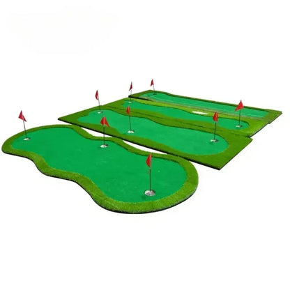Golf Putting Greens Thickened Practice Mat Indoor Use Artificial Greens Putting Drills Large Golf Practice Mat Golf Simulators