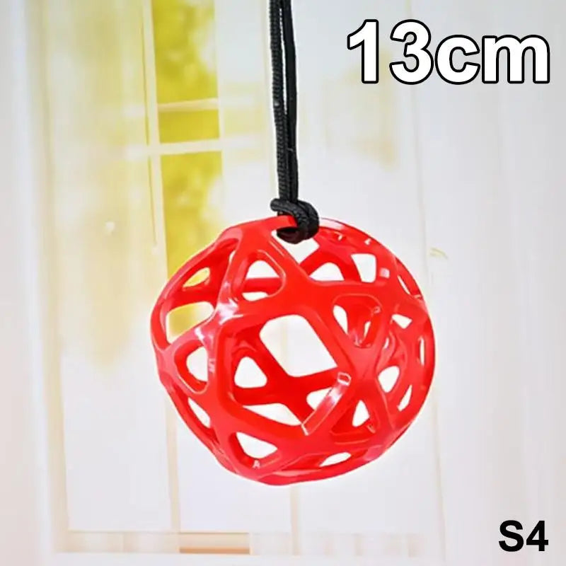 Hanging Hay Feeder Chew Resistant Horse Goat Sheep Toy Ball Stress Relief Outdoor Feeding