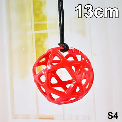 Hanging Hay Feeder Chew Resistant Horse Goat Sheep Toy Ball Stress Relief Outdoor Feeding