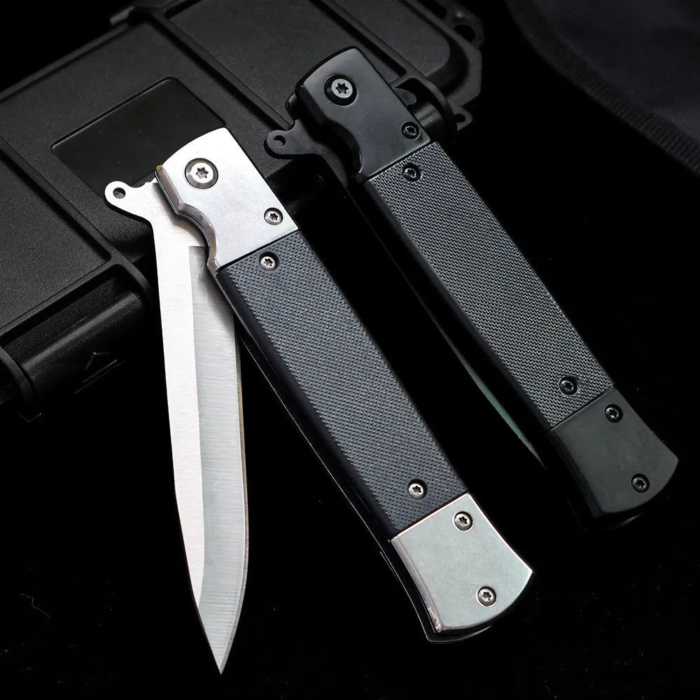 Portable Multifunctional Folding Knife, High Hardness Stainless Steel EDC Tool for Outdoor Camping Hiking Fishing