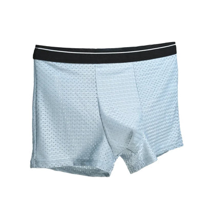 Men Panties Male Underpants Man Shorts Boxers Underwear Slip Homme Calzoncillos Bamboo Hole U Convex Pouch Large Size M-6XL New