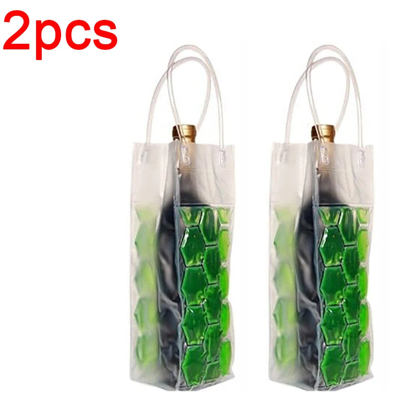 Wine Ice Bag Holder Champagne Beer Cooler Whisky Can Drink Cooler Gel Cooling Chiller Bar Accessories BTBD01