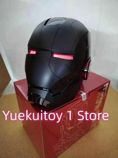 Newly Upgraded Iron Man Helmet Mk5 Mk50 Mk17 Wearable Voice Controlled Opening And Closing Classic Collectible Ornaments Gifts