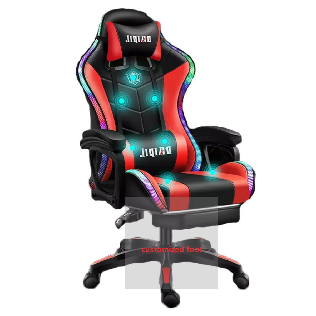 Comfortable Economic Office Home  Backrest Reclining Lift Computer Gamer Led Gaming Chair