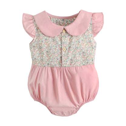 Sanlutoz Summer Cotton Baby Bodysuit Newborn Cute Plaid Clothing for Baby Girls Sleeveless Princess Toddler Infant Bodysuits