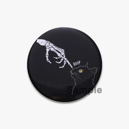 32/44/58mm Creative Round Animal Letter  Pins Cartoon Character Funny Quotes Brooch Badge Punk Jewelry Gift For kids or Firends