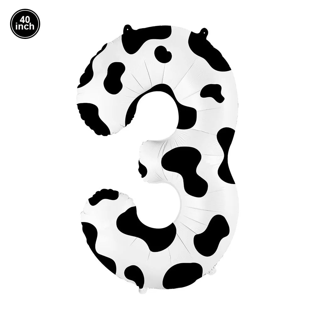 Cow Happy Birthday Cake Decoration Cow Cake Topper for Farm Cow Birthday Party Decoration Supplies