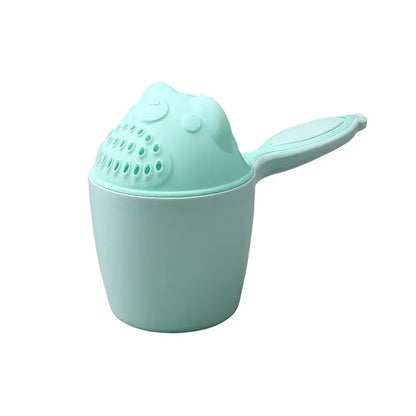 Toddler Shampoo Cup Baby Bath Caps Child Washing Hair Cup with Eye Protection Bathing Bailer Kids Shower Spoons - Bathing Tool