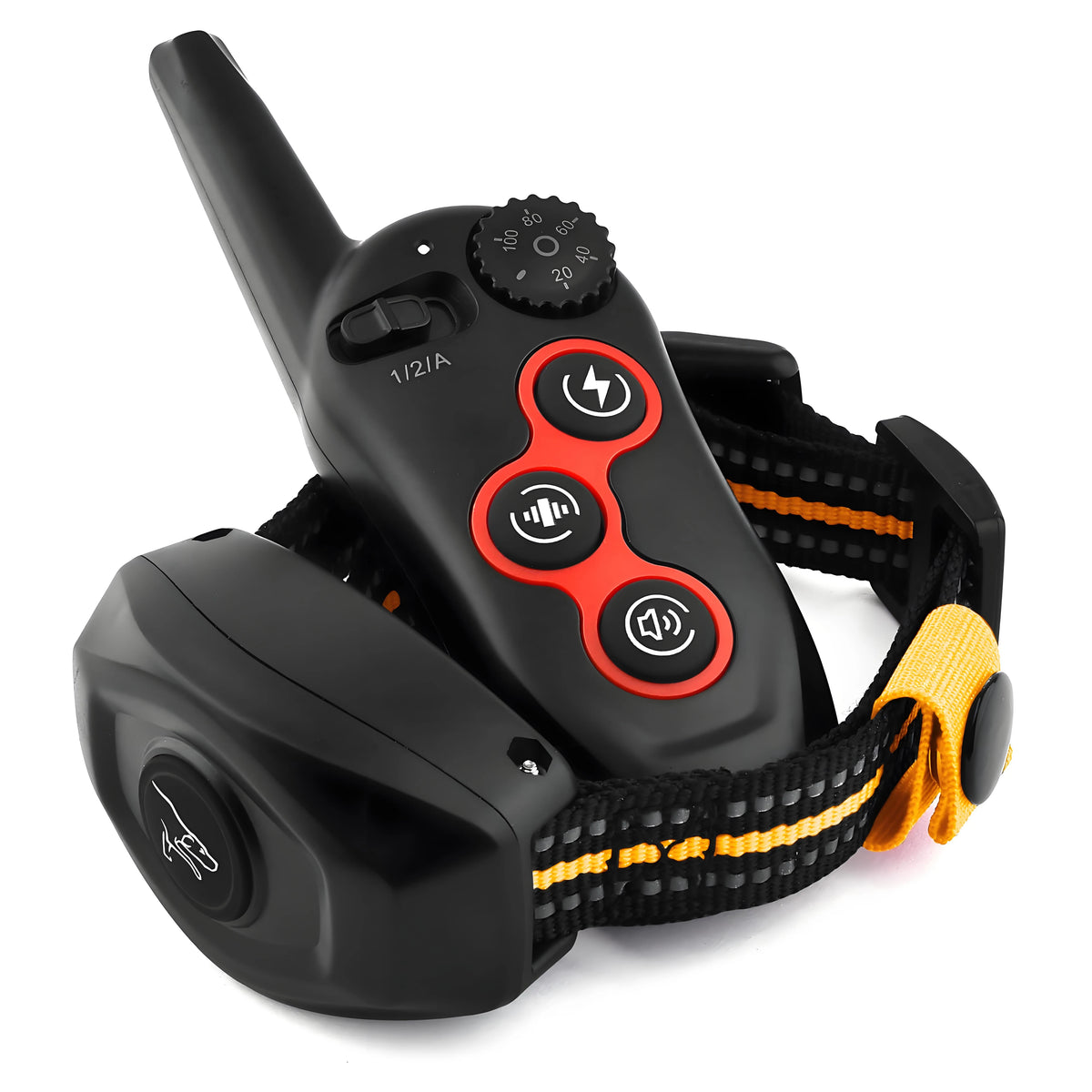 Dog Training Collar/Auto-barking Stopper 2 in 1 Function 500m Remote Control Range Waterproof Pet Electric Collar For Most Dogs