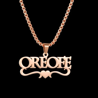 Men’s Personalized Name Necklace | Stainless-Steel Crown Pendant | Everyday Wear & Gifts